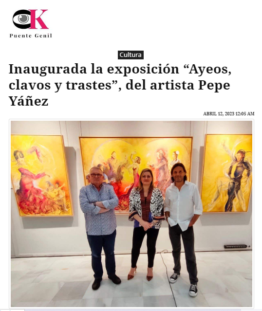 Pepe Yáñez. Inaugurada la exposición 