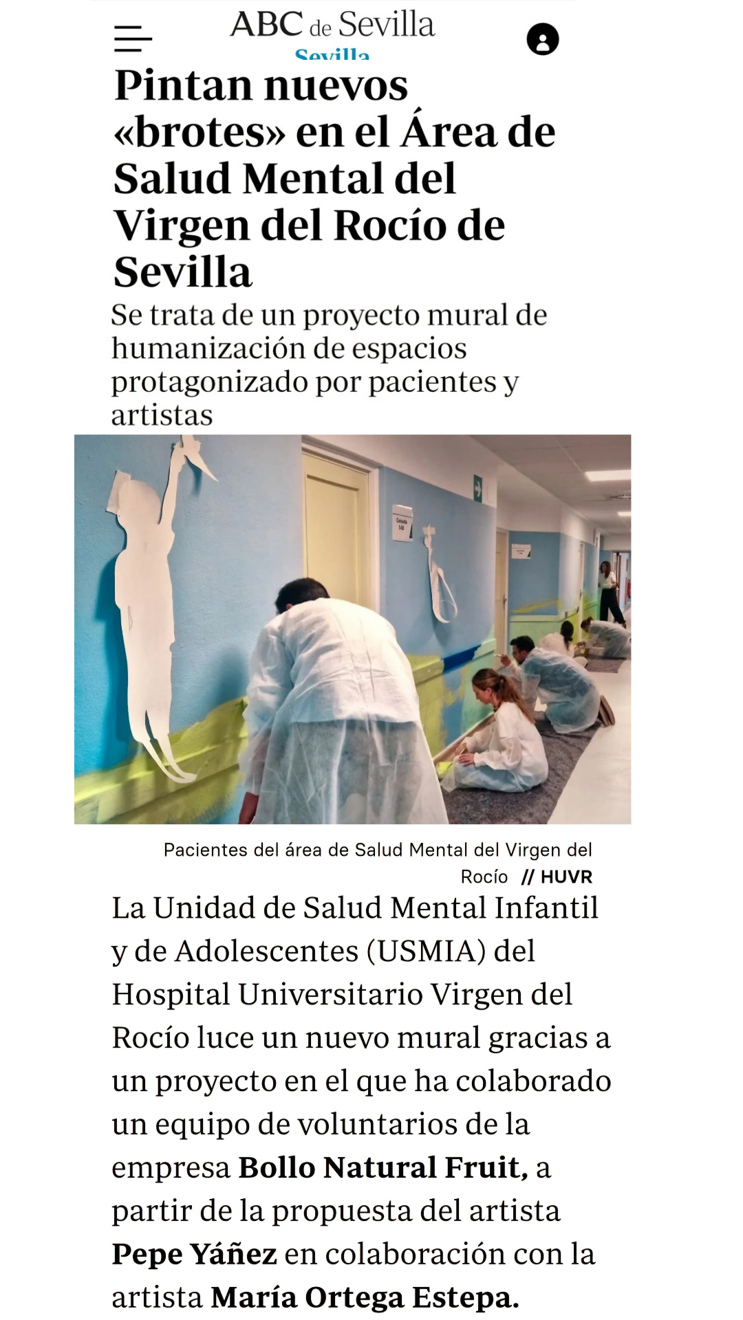 Pintan nuevos «brotes» en el Área de Salud Mental del Virgen del Rocío de Sevilla